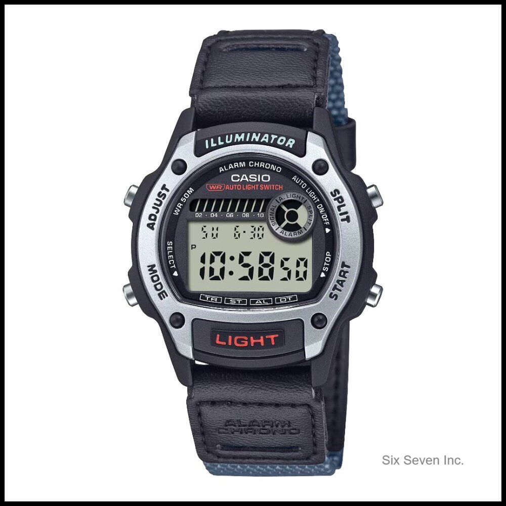 Digital Watch Chronograph LED Backlight Retro Minimal Classic Men's Timepiece